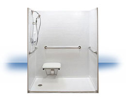 Walk in shower in Concordia by Independent Home Products, LLC